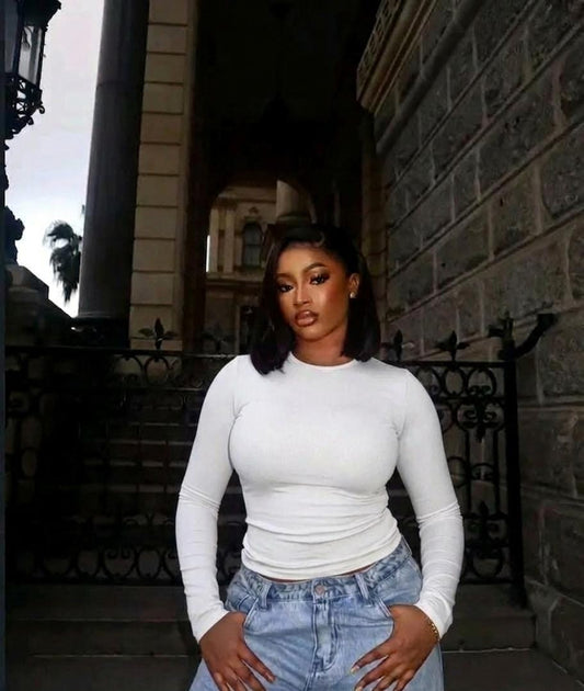 Crop Top Basic – Manches longues